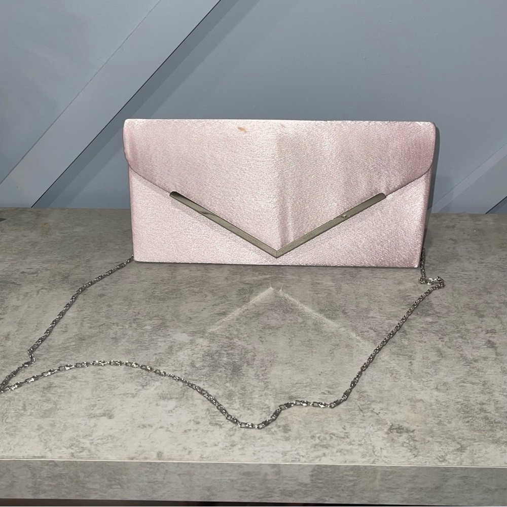 Light Pink | Womens Shoulder Purse | W/ silver accents | Purse | Bags | Fashion